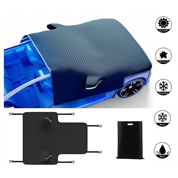 Uervoton Windshield Cover for Ice and Sun Shade , 6 Layers Protection