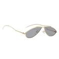 thumbnail image 1 of Gafas de sol Colcomx para mujer ojo de gato marco dorado Lente gris, 1 of 8