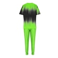 thumbnail image 4 of RYDCOT Women 2 Piece Outfits Lounge Matching Sets Women's Fashionable Loose Fitting Short Sleeved Casual Sports Set Summer Clearance! Green, 4 of 5