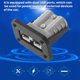 thumbnail image 2 of Flush Mount 50 Amp for Anderson Plug Mounting Bracket Panel Cover for Caravan Boat Truck, 2 of 5