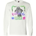 thumbnail image 3 of Inktastic Orlando Florida Cute Swimming Manatee Long Sleeve T-Shirt, 3 of 5
