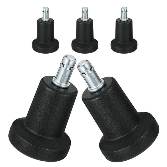 MEIBUTYUP 5PCS Heavy Duty Black Office Chair Base Wheels Nylon Alloy Replacement for Gaming and Desk Chairs