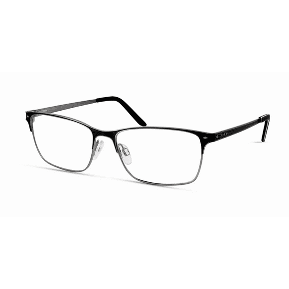 Walmart Men's Rx'able Eyeglasses, Mop51, Black, 52-15-140