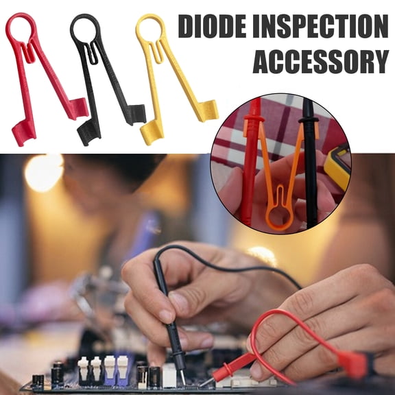 ZenCart Multimeter Probe Holder Precision SMD Testing Tool Converts Standard Leads to Stable Tweezers 3D Printed Gift for Engineers Hobbyists