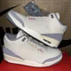 thumbnail image 1 of NEW N I-K-E A i r-Jor-dan Retro 3 “Muslin” NBY DH7139 100 Men Size 8.5, 1 of 6