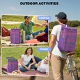 thumbnail image 5 of Rustic Plaid Soft Cooler Bag - 20L Insulated Leakproof Backpack Cooler for Picnics, Travel & Daily Use, 5 of 5