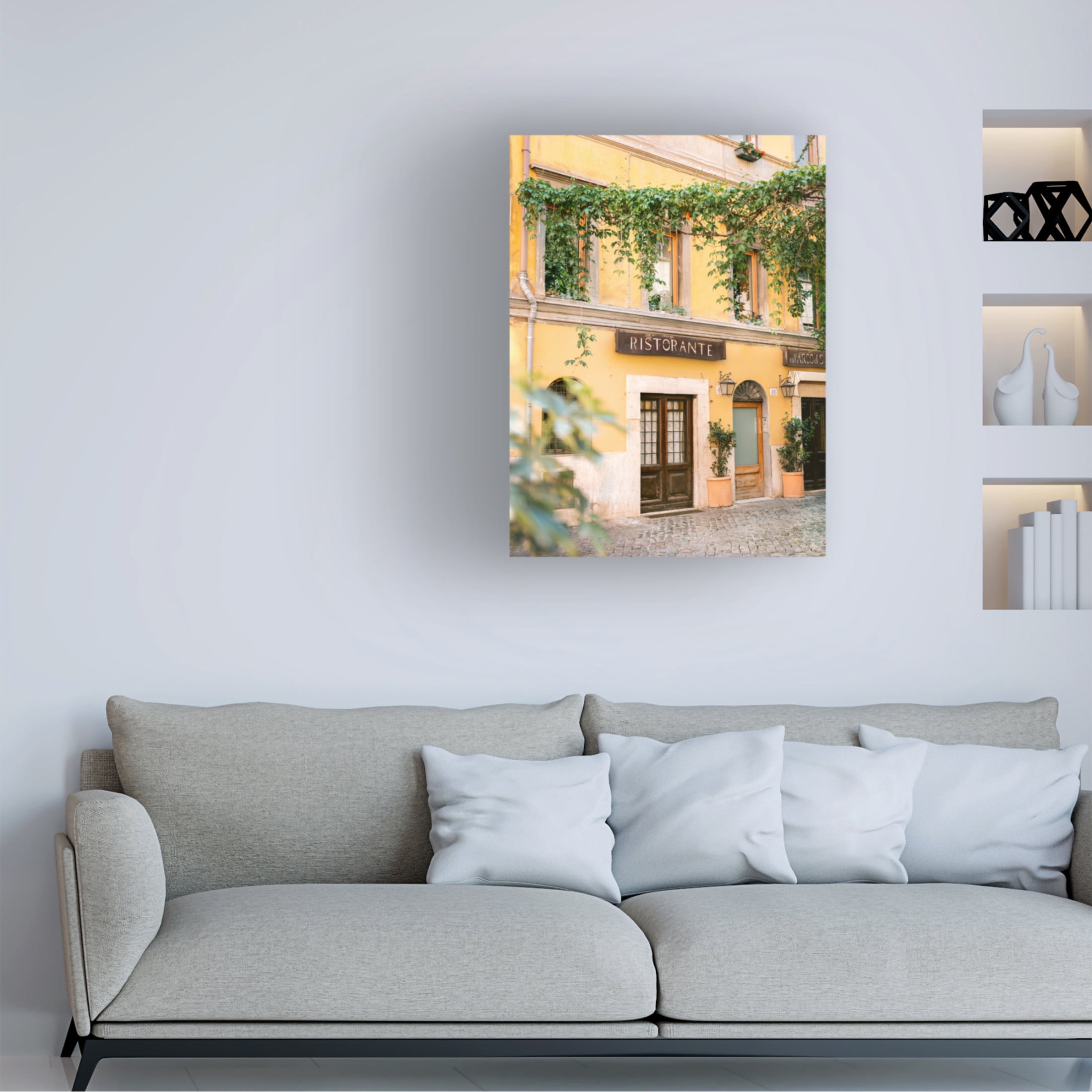 Trademark Fine Art Raisa Zwart Ristorante Trastevere Rome Canvas Wall Art
