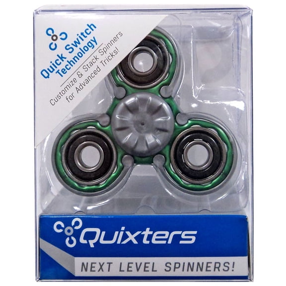 Quixters Green Basic Spinner (Gray Outside)
