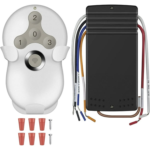 Universal Ceiling Fan Remote Control and Receiver Kit Replacement for