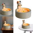 thumbnail image 1 of Mesa portavelas de resina con dibujos de Gatos Hugtrwg, 1 of 9
