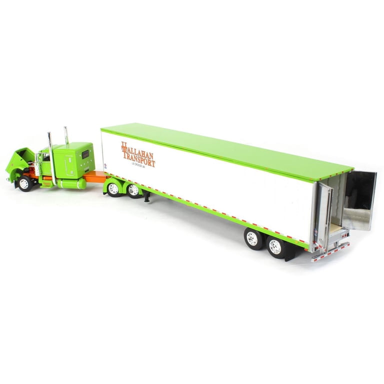 First Gear DCP Diecast Semi Truck Model, 1/64 Peterbilt 389 w/ 53