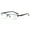 NOT Photochromic - Black, variant on Men Black Frame Progressive Photochromic Gray Reading Glasses 2.50, Metal Rectangle Half Rimless Business Transition Gray Multifocus Readers +2.50 Strength