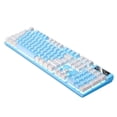 thumbnail image 1 of RYGRZJ Clavier Mécanique de Jeu Rétroéclairé LED Filaire Lumineux Argent Aigle K500, 1 of 5