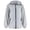 Gray, variant on Adult Reusable Water Resistant Rain Jacket with Hood and Pockets