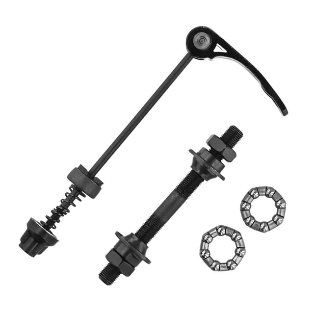 Bike Bicycle Axle Front Rear Quick Release Skewers with 25mm(1/4) Hub Bearings