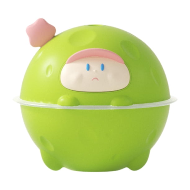 Humidificador de aire con forma bonita, humidificador Personal silencioso, humidificador enchufable para habitación de niños, aula, oficina y hogar verde