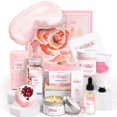 thumbnail image 1 of Set de regalo de spa Frerdui Rose Scent con sales de baño y mantequilla corporal, 1 of 7