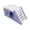Purple, variant on PVC Hamster House With Integrated Climbing Ladder Smooth Edges Dual-Use Rest Exercise Hideout Hut Mental Enrichment Cage Accessory For Dwarf Syrian Hamsters Gerbils Mice(Pink-17X9CM)