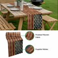 thumbnail image 5 of Retro American Flag Table Runner - 48 Inch Long, Kitchen Dining Table Runner Dresser Scarves, Vintage US Flag Red Striped Farmhouse Decor for Coffee Tables Wedding Party Banquet, 5 of 8