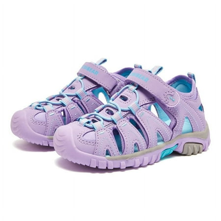 

SHYYY 2024 Girls Closed Toe Sandals Summer Water Shoes(Toddler/Little Kid)