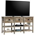 thumbnail image 2 of Sauder Granite Trace Engineered Wood Entertainment Credenza Rustic Cedar/Brown, 2 of 15