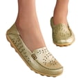 thumbnail image 4 of Sngxgn Women's Ballet Flats Comfortable Flats Shoes for Women(Gold,42), 4 of 4