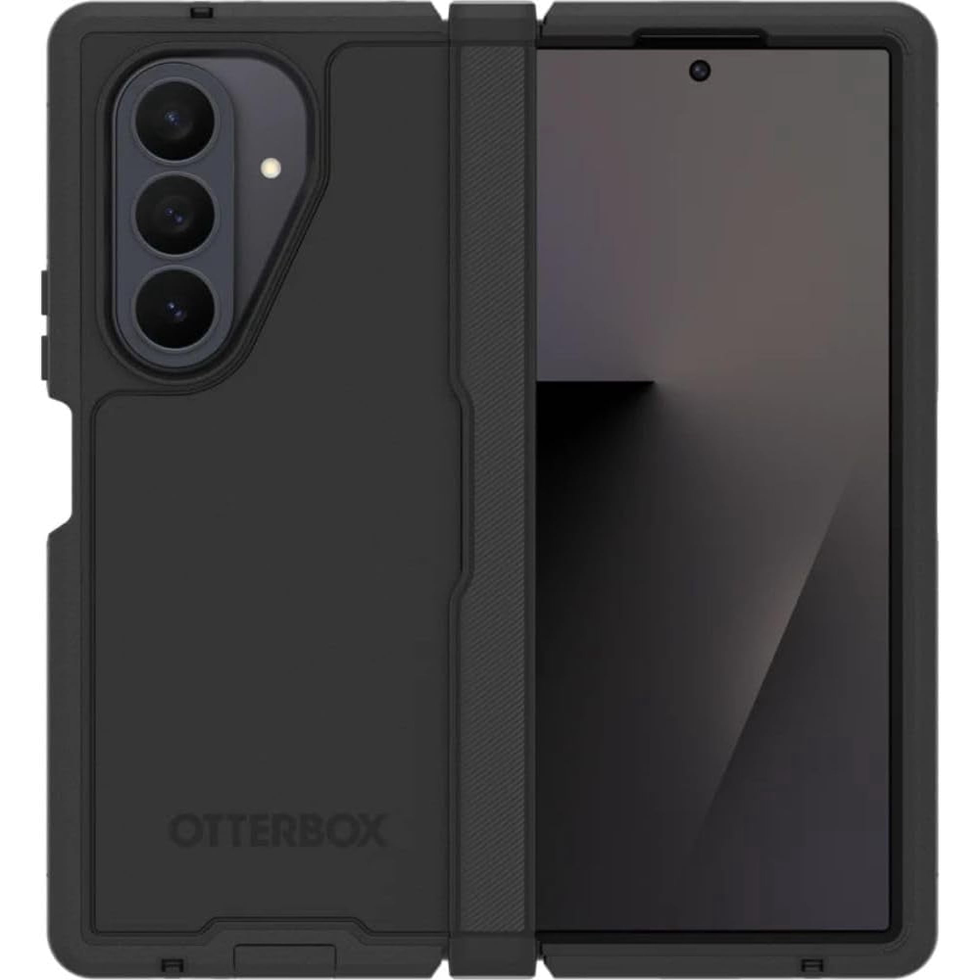 OtterBox Samsung Galaxy Z Fold7 (Only) - Defender Series XT Case - Black - Screenless - Rugged Hinge Protection - Lanyard Attachment - PowerShare and Wireless Charging Compatible
