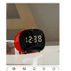 thumbnail image 4 of Reloj Despertador Portátil Retro Recargable Digital Con Bocina Bluetooth Xtellar rojo, 4 of 4