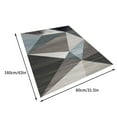 thumbnail image 3 of XMMSWDLA Kitchen Rugs Non Slip Scandinavian Minimalist Living Room Carpet Abstract Geometry Bedroom Bedside Full Rectangular Coffee Table Carpet Bedroom Rugs Clearance, 3 of 4