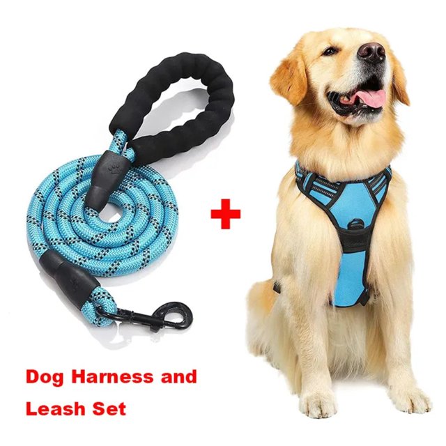 OUTAD Vest Nylon Chest Strap Small Dog Cat Halter Harness Lead For Large Dog And Cat Durable High Quality Nylon Pet Leash