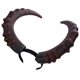 thumbnail image 1 of Alodidae Diadema de cuernos de diablo rojo, cuerno de demonio grande, disfraz de Halloween, accesorios de cosplay para mujeres y hombres, 1 of 4