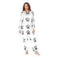 thumbnail image 2 of FORMRS Onesies Pajama for Adults Unisex Hoodie Winter Jumpsuit One Piece Sleepwear, Sizes S-2XL, Cartoon Cat Paw, 2 of 7