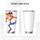 thumbnail image 3 of Crash BandicootVaso de 20 oz, taza de viaje de café con aislamiento al vacío de acero inoxidable, taza de café, taza de viaje con tapa, taza térmica para exteriores, 3 of 8