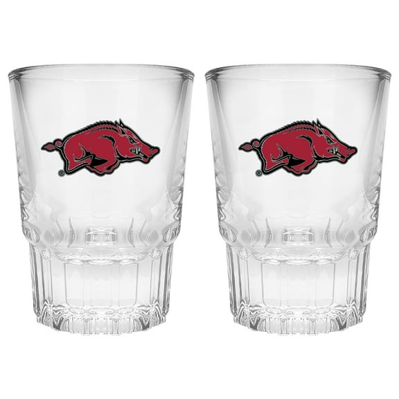 Arkansas Razorbacks 2-Piece Prism Shot Glass Set