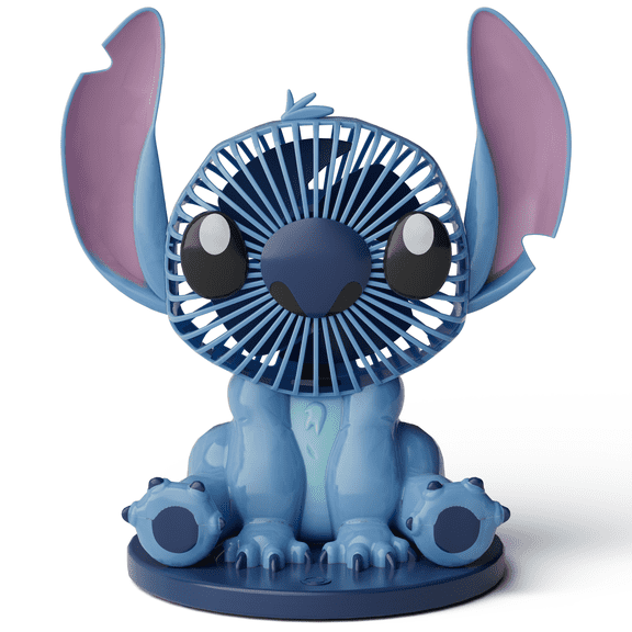 Disney Molded Cute Stitch Tabletop Desk Fan