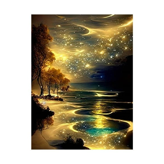 5D Landscape Diamond Art Painting for Adults, DIY Full Drill Diamond Art kits