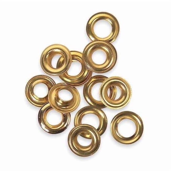 Westward Grommet Kit Refill, Round, Brass, PK24 3AB85