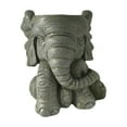 thumbnail image 2 of YOHAVEN Elephant Planter Statue Garden Decor, Concrete Flower Pot Figurine for Outdoor Yard Patio Lawn, Handmade Cement Elephant Ornament for Home Decoration, 2 of 7