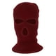 thumbnail image 1 of Pasamontañas de 3 agujeros para invierno, gorro de esquí de cara completa de punto, gorro para ciclismo al aire libre rojo Cola Calentador de cuello de 3 agujeros skimask, 1 of 6