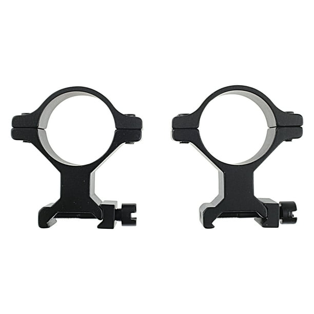 Weaver Classic 30mm High Mount Rifle Scope Rings, Matte Black, 2 Pack