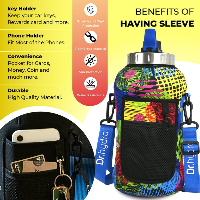 Water Bottle With Cash/ Card/ Key Holder