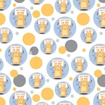 Put Food in Me Hungry Cat Funny Humor Premium Gift Wrap Wrapping Paper Roll