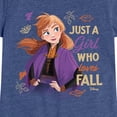 thumbnail image 3 of Frozen - Just A Girl Who Fall - Toddler And Youth Girls Short Sleeve Graphic T-Shirt, 3 of 5