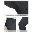 thumbnail image 5 of Mens Cargo Pants Ripstop 14 Pockets Waterproof Gusseted Work Cargo Hiking Pants, 5 of 6