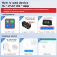 thumbnail image 5 of Tuya ZigBee 3.0 Smart Light Switch with 6M Radar Human Motion Detection Alarm Sensor No/Need Neutral Wire Switch Black, 5 of 5