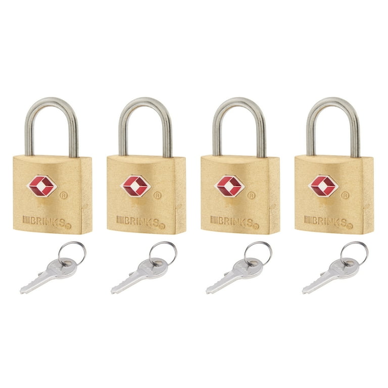 Brink's 22mm TSA Solid Brass Travel Padlock, 2-Pack Brink's 22mm TSA Solid Brass Travel Padlock, 2-Pack