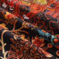 thumbnail image 5 of Hawaiian Shirt For Men Blazing Tiger Shirt Camp Collar 100% Cotton, 5 of 8