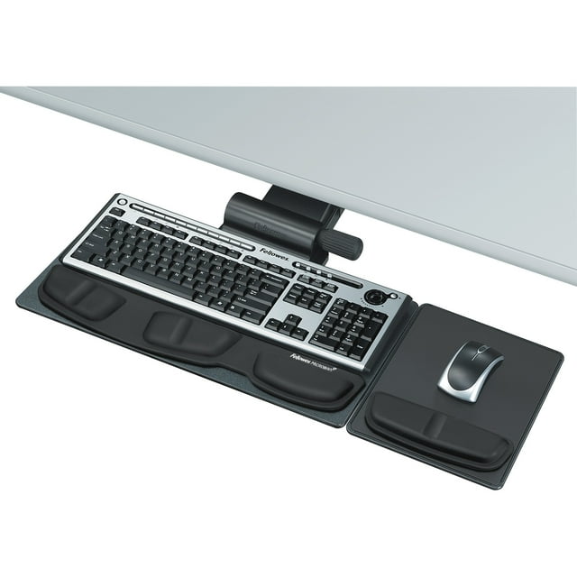 Fellowes Professional Series Premier Keyboard Tray, Black