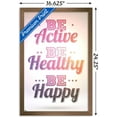 thumbnail image 3 of Be Active Wall Poster, 14.725" x 22.375", Framed, 3 of 3