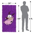 thumbnail image 6 of Courage The Cowardly Dog Beach Towel, Season 3 Cover 30'x60', Beach Towel, 6 of 6